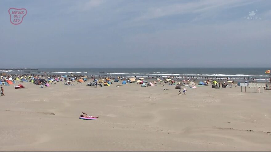 千葉県内の海水浴場 今夏は中止相次ぐ