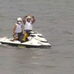 20220821水上バイク ルールを守って操縦を 富津岬周辺で注意呼びかけ (3)