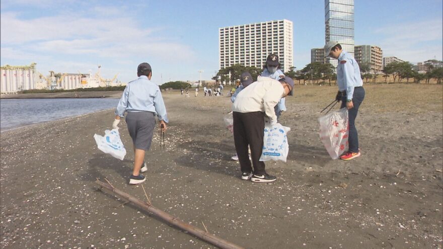 海の環境保全への関心高めて　 千葉市で海浜清掃