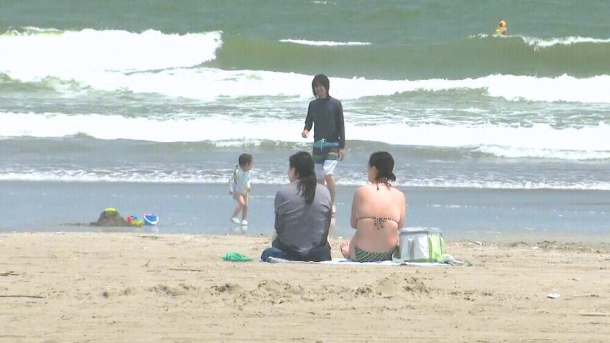 「初めての海は外房で」千葉県外からの海水浴客も　本格的なシーズン到来！