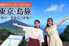 チバテレ秋の特別番組第２弾「１島だけじゃもったいない！ 東京・島旅～秋の三宅島＆八丈島」を放送🚢